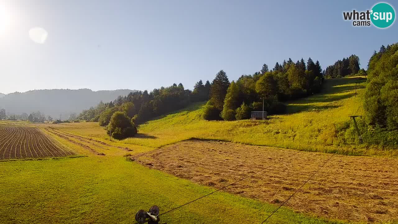 Webcam Smučišče Senožeta – Stazione sciistica a Srednja Vas vicino Bohinj