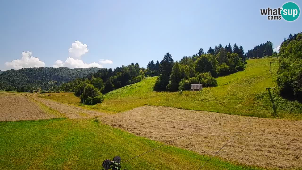 Webcam Smučišče Senožeta – Station de ski à Srednja Vas près de Bohinj