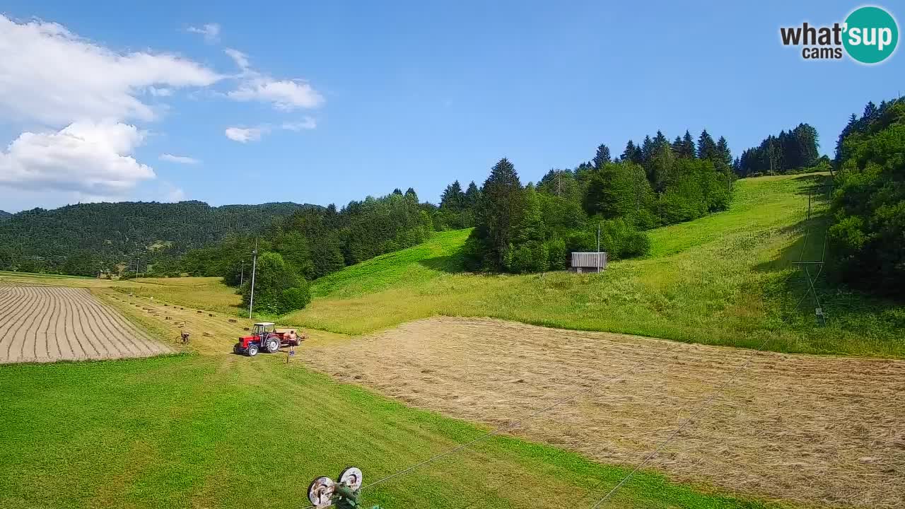 Web kamera Smučišče Senožeta – Skijalište u Srednjoj Vasi kod Bohinja