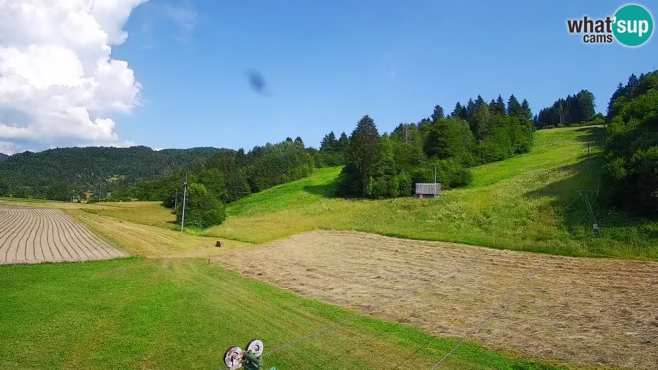 Webcam Smučišče Senožeta – Station de ski à Srednja Vas près de Bohinj