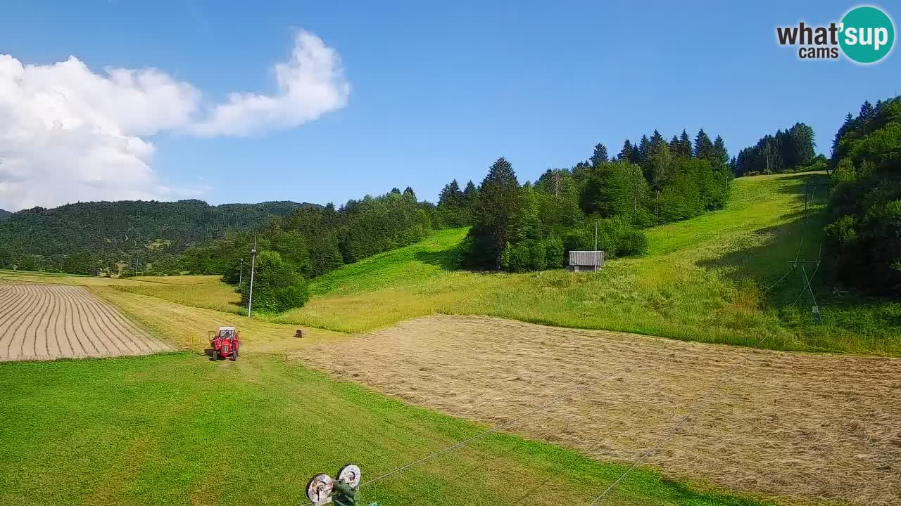 Webcam Smučišče Senožeta – Stazione sciistica a Srednja Vas vicino Bohinj