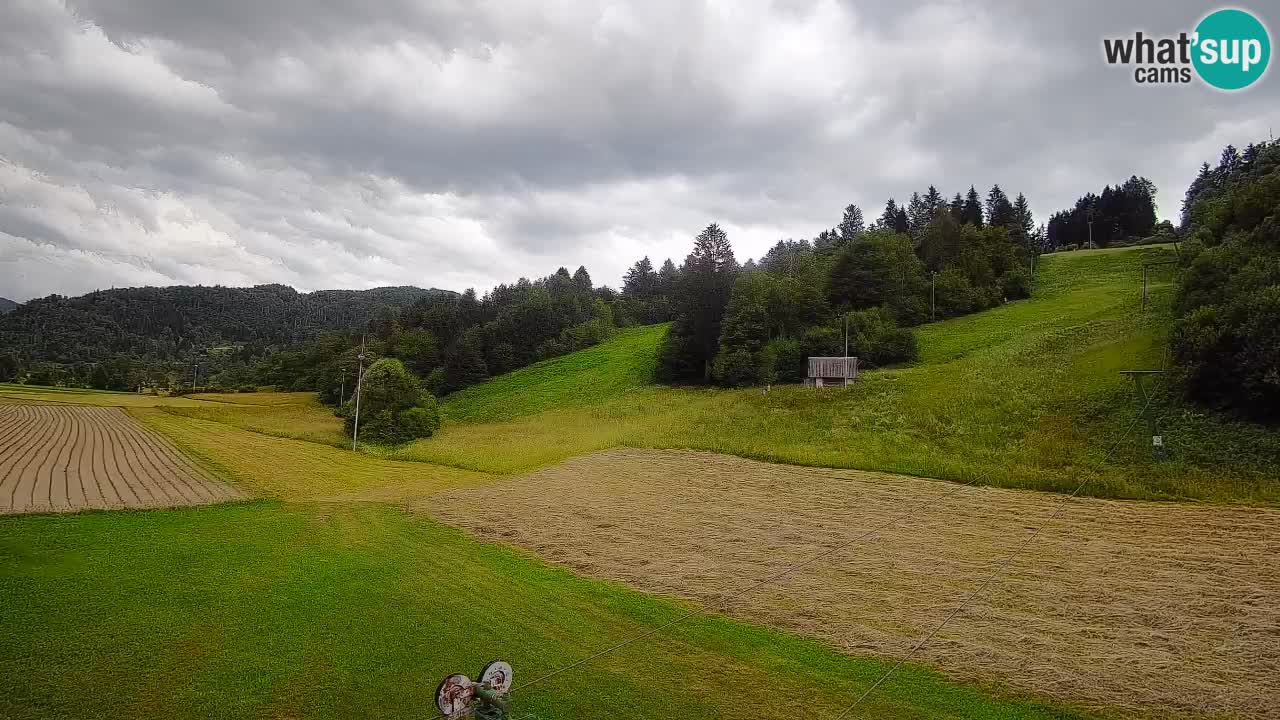 Cámara web Smučišče Senožeta – Estación de esquí en Srednja Vas cerca de Bohinj