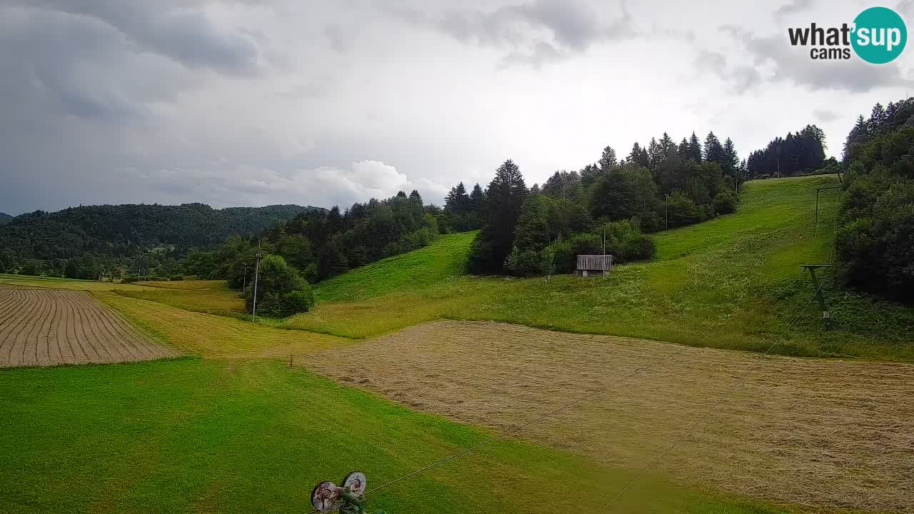 Webcam Smučišče Senožeta – Station de ski à Srednja Vas près de Bohinj
