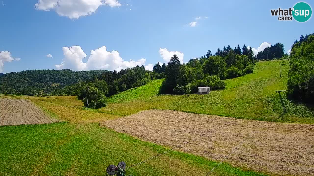 Cámara web Smučišče Senožeta – Estación de esquí en Srednja Vas cerca de Bohinj