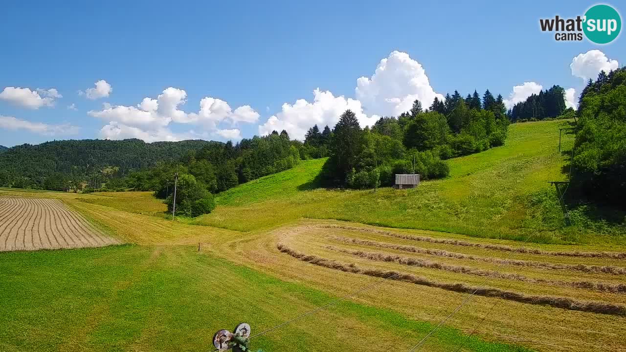 Cámara web Smučišče Senožeta – Estación de esquí en Srednja Vas cerca de Bohinj