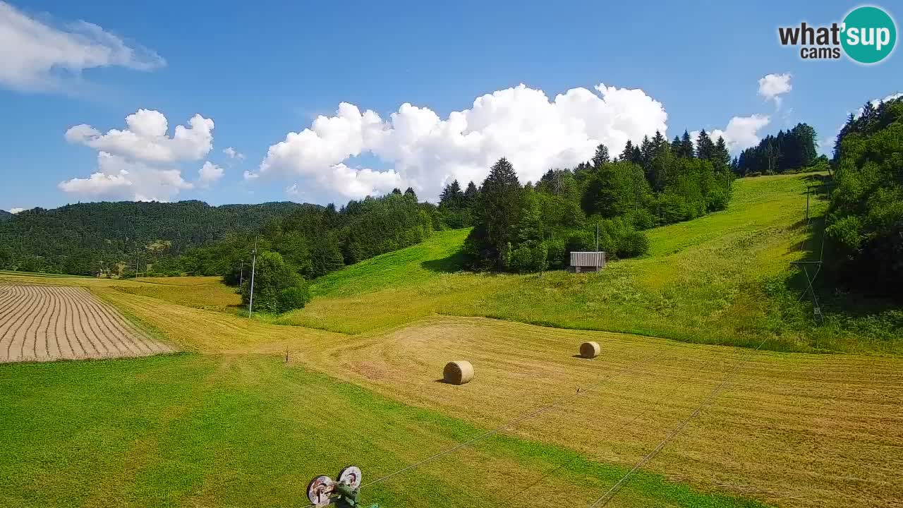 Cámara web Smučišče Senožeta – Estación de esquí en Srednja Vas cerca de Bohinj