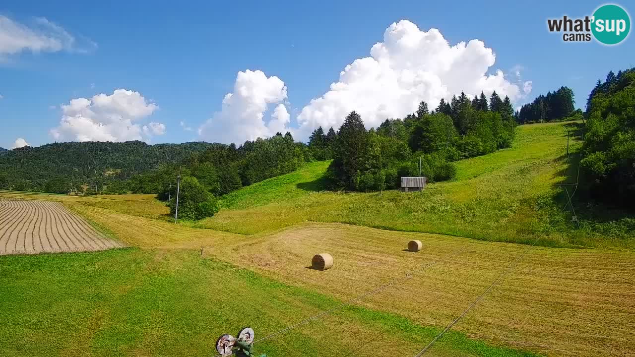 Webcam Smučišče Senožeta – Station de ski à Srednja Vas près de Bohinj