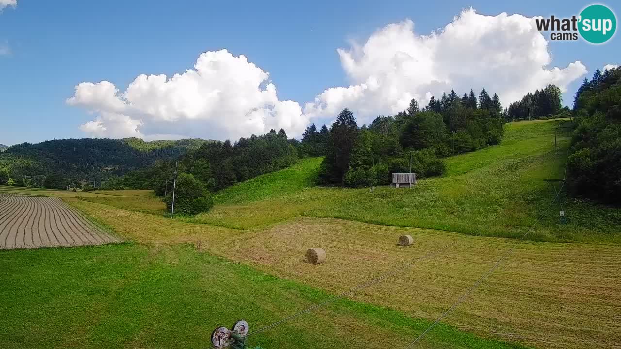 Webcam Smučišče Senožeta – Station de ski à Srednja Vas près de Bohinj