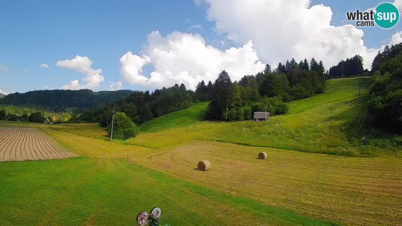 Webcam Smučišče Senožeta – Station de ski à Srednja Vas près de Bohinj