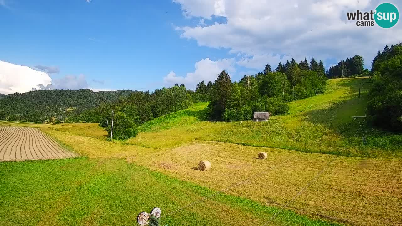 Cámara web Smučišče Senožeta – Estación de esquí en Srednja Vas cerca de Bohinj