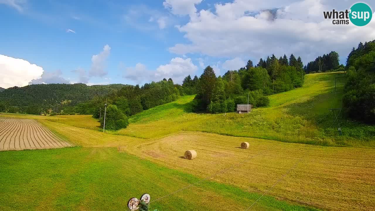 Web kamera Smučišče Senožeta – Skijalište u Srednjoj Vasi kod Bohinja