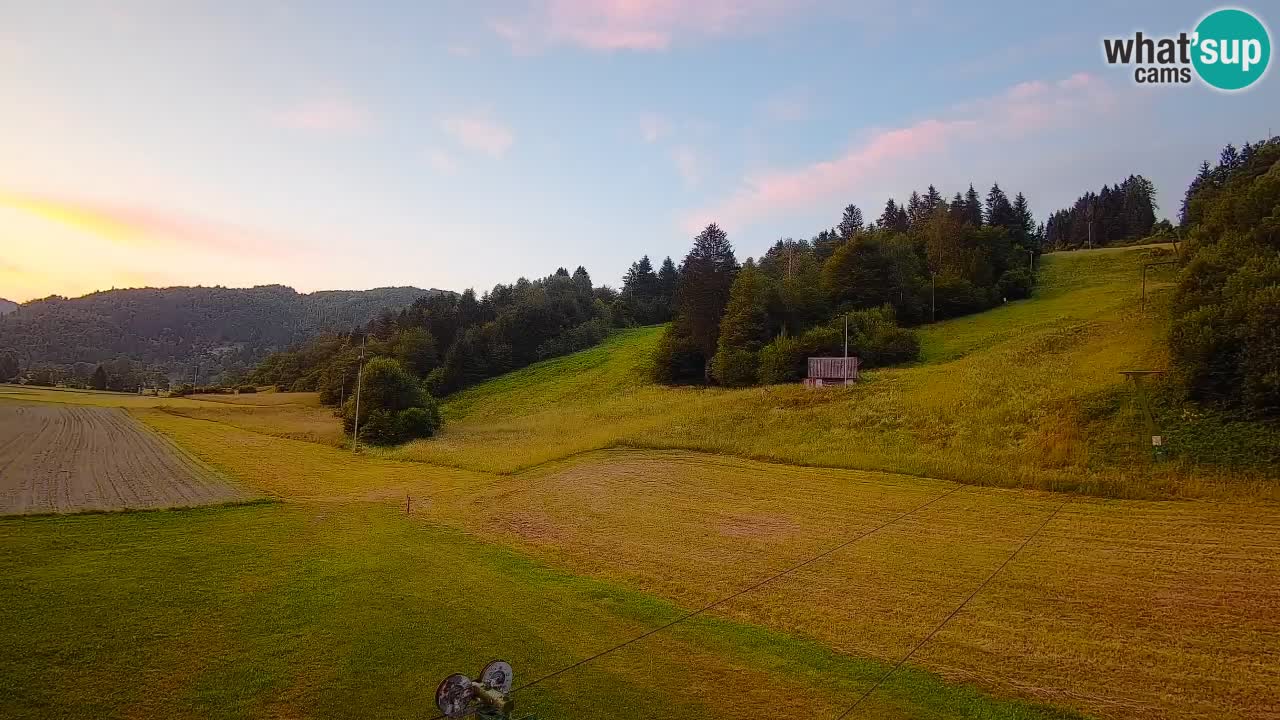 Webcam Smučišče Senožeta – Ski Resort Live View near Bohinj