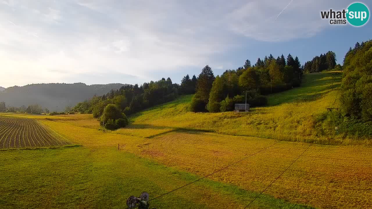 Cámara web Smučišče Senožeta – Estación de esquí en Srednja Vas cerca de Bohinj