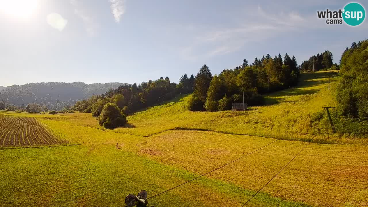 Cámara web Smučišče Senožeta – Estación de esquí en Srednja Vas cerca de Bohinj