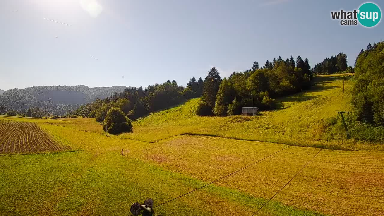 Webcam Smučišče Senožeta – Ski Resort Live View near Bohinj