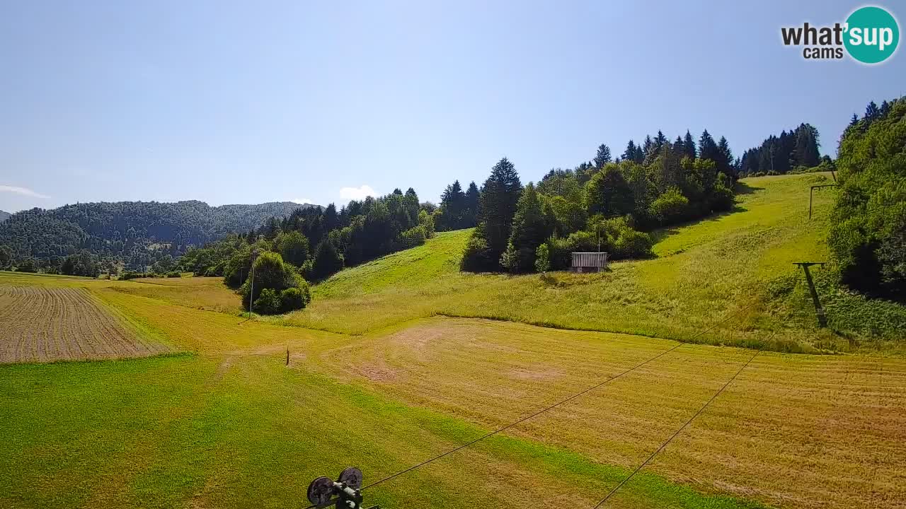 Cámara web Smučišče Senožeta – Estación de esquí en Srednja Vas cerca de Bohinj