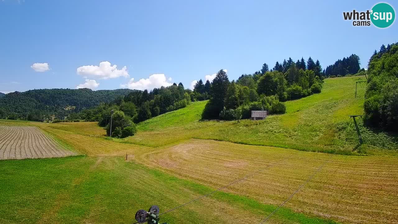 Webcam Smučišče Senožeta – Station de ski à Srednja Vas près de Bohinj