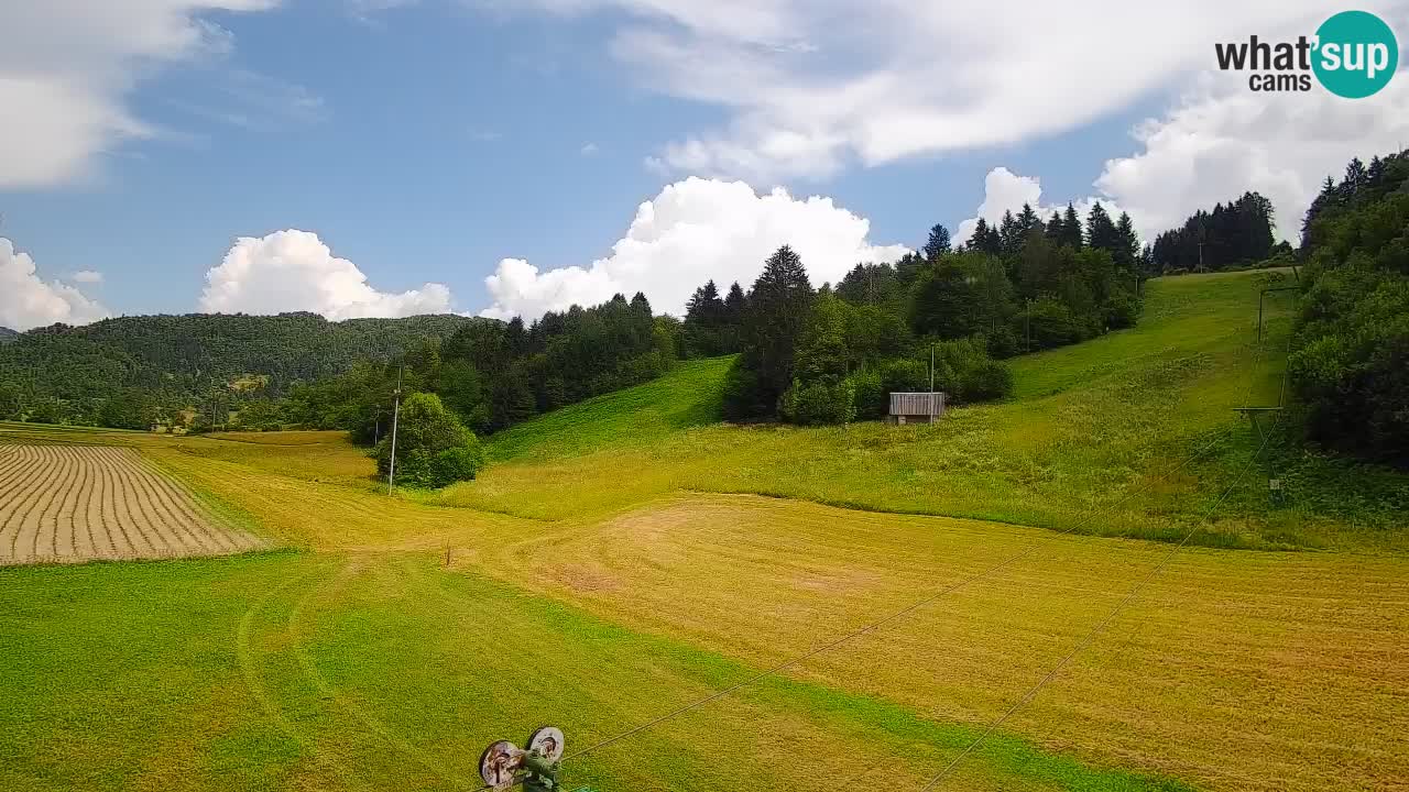 Webcam Smučišče Senožeta – Ski Resort Live View near Bohinj