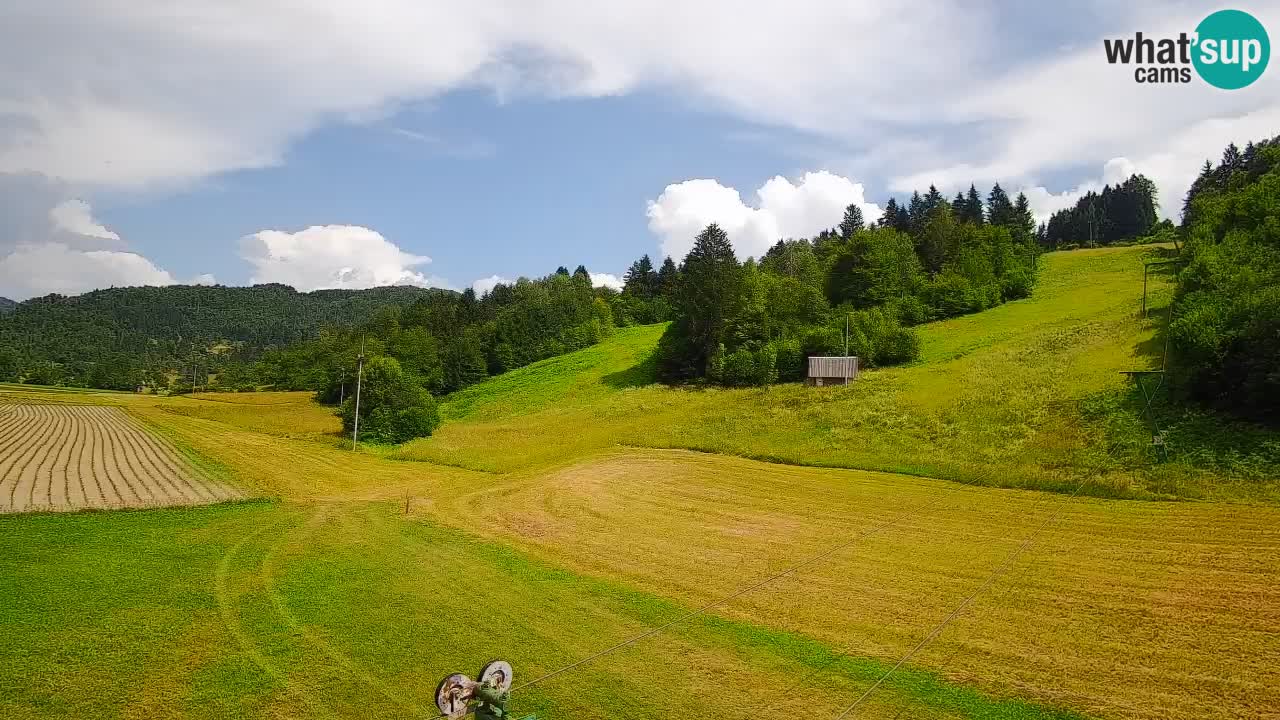 Web kamera Smučišče Senožeta – Skijalište u Srednjoj Vasi kod Bohinja