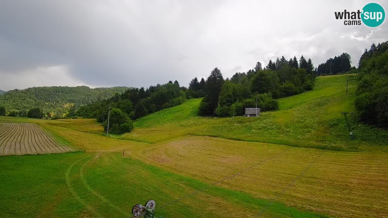 Cámara web Smučišče Senožeta – Estación de esquí en Srednja Vas cerca de Bohinj