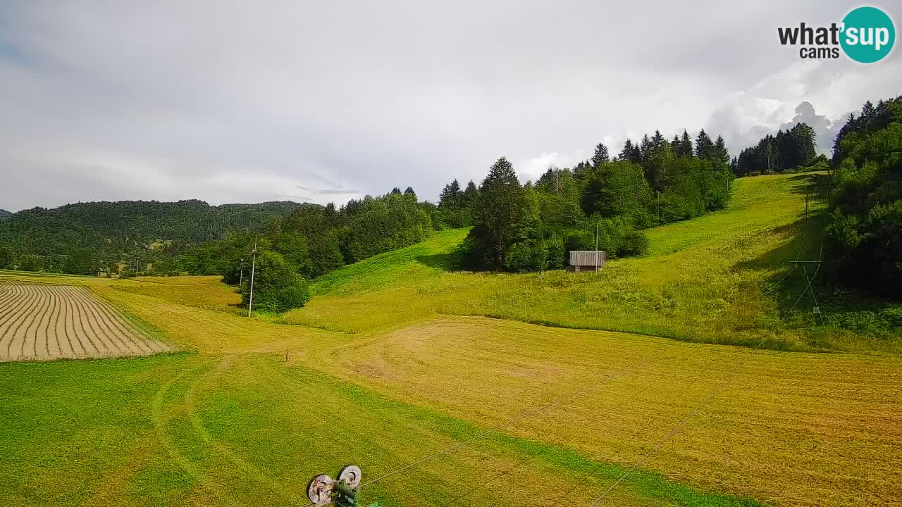 Webcam Smučišče Senožeta – Stazione sciistica a Srednja Vas vicino Bohinj