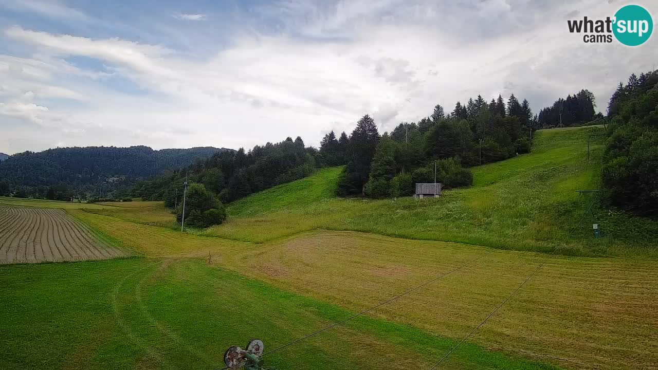 Webcam Smučišče Senožeta – Station de ski à Srednja Vas près de Bohinj