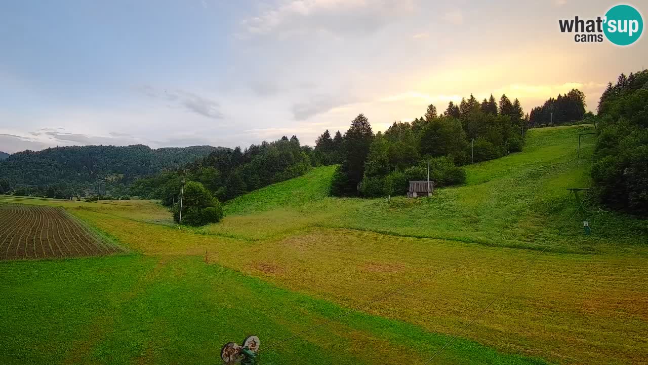 Webcam Smučišče Senožeta – Ski Resort Live View near Bohinj