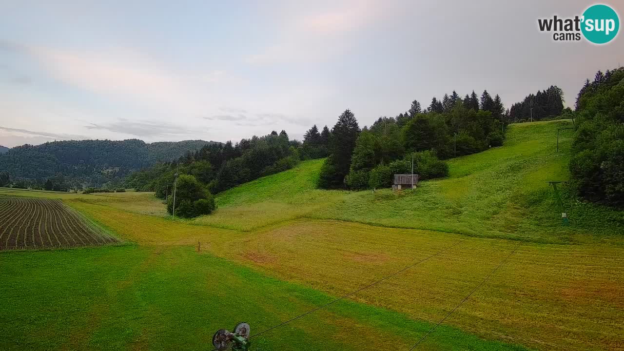 Webcam Smučišče Senožeta – Ski Resort Live View near Bohinj