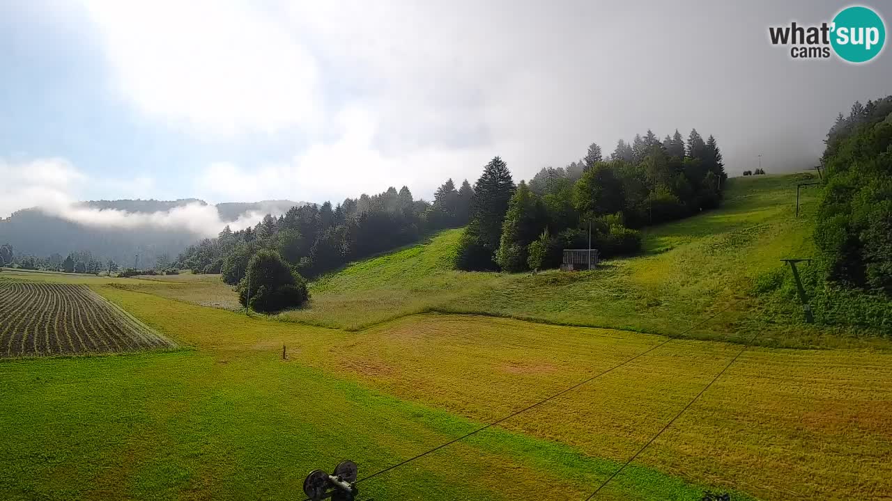Webcam Smučišče Senožeta – Ski Resort Live View near Bohinj