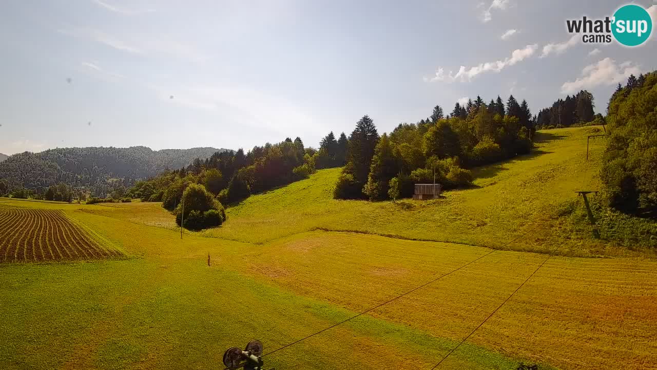 Webcam Smučišče Senožeta – Ski Resort Live View near Bohinj