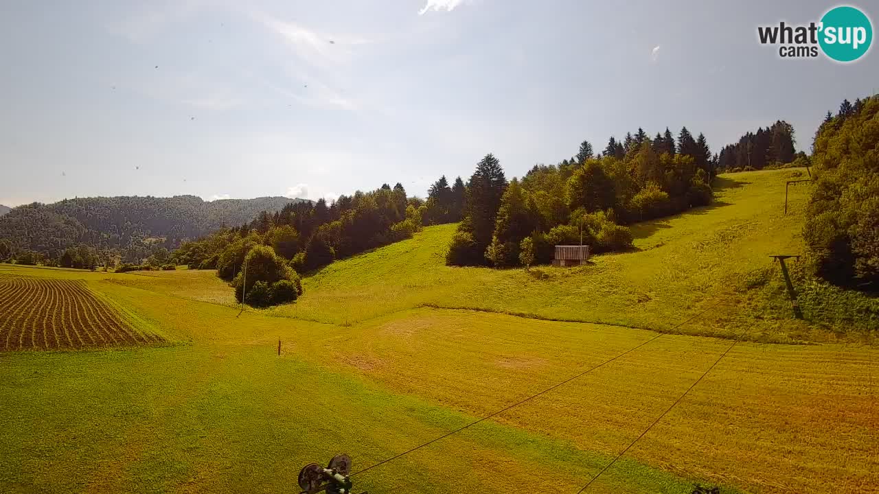 Cámara web Smučišče Senožeta – Estación de esquí en Srednja Vas cerca de Bohinj
