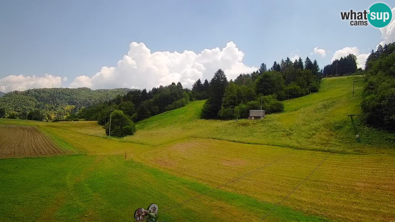 Spletna kamera Smučišče Senožeta – smučarsko središče v Srednji vasi pri Bohinju