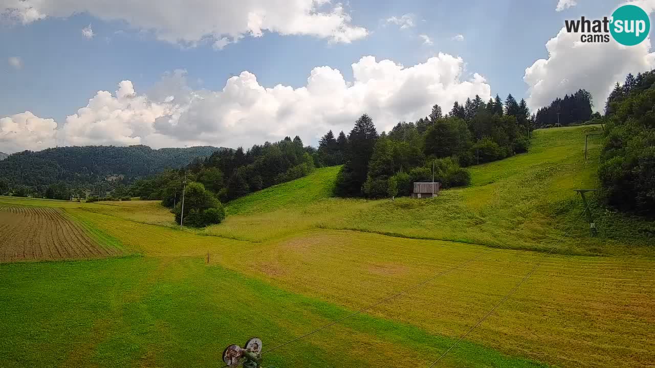 Spletna kamera Smučišče Senožeta – smučarsko središče v Srednji vasi pri Bohinju