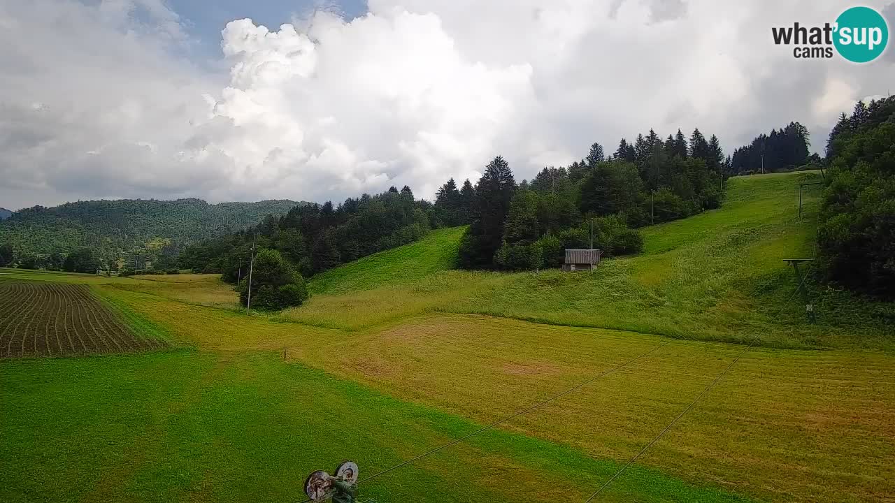 Cámara web Smučišče Senožeta – Estación de esquí en Srednja Vas cerca de Bohinj