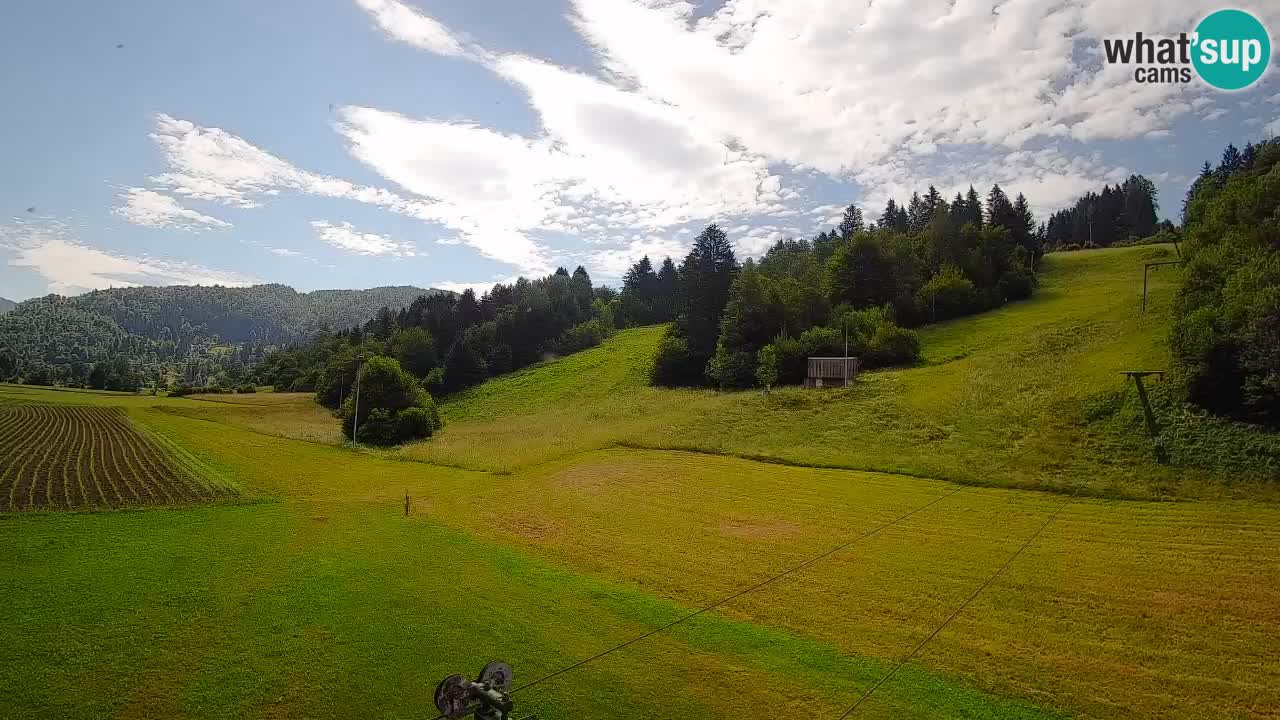 Webcam Smučišče Senožeta – Ski Resort Live View near Bohinj