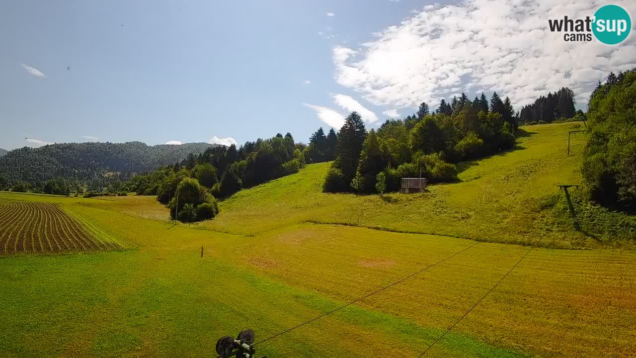 Webcam Smučišče Senožeta – Stazione sciistica a Srednja Vas vicino Bohinj