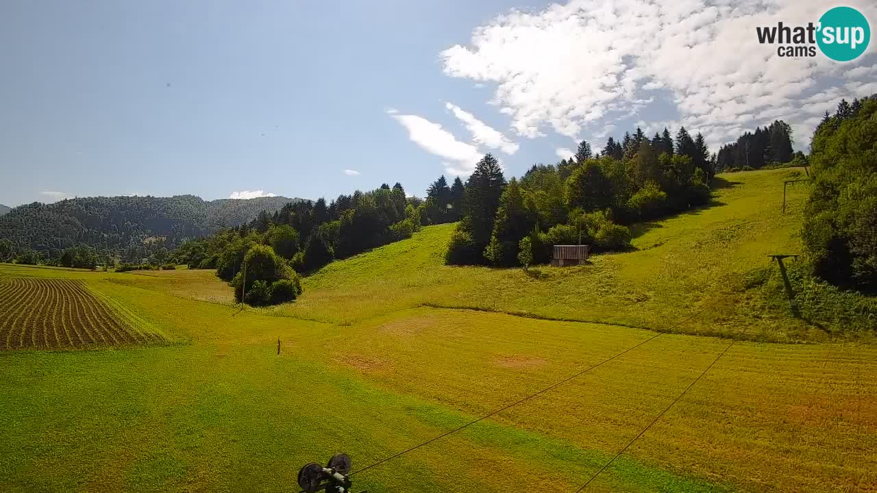 Webcam Smučišče Senožeta – Station de ski à Srednja Vas près de Bohinj