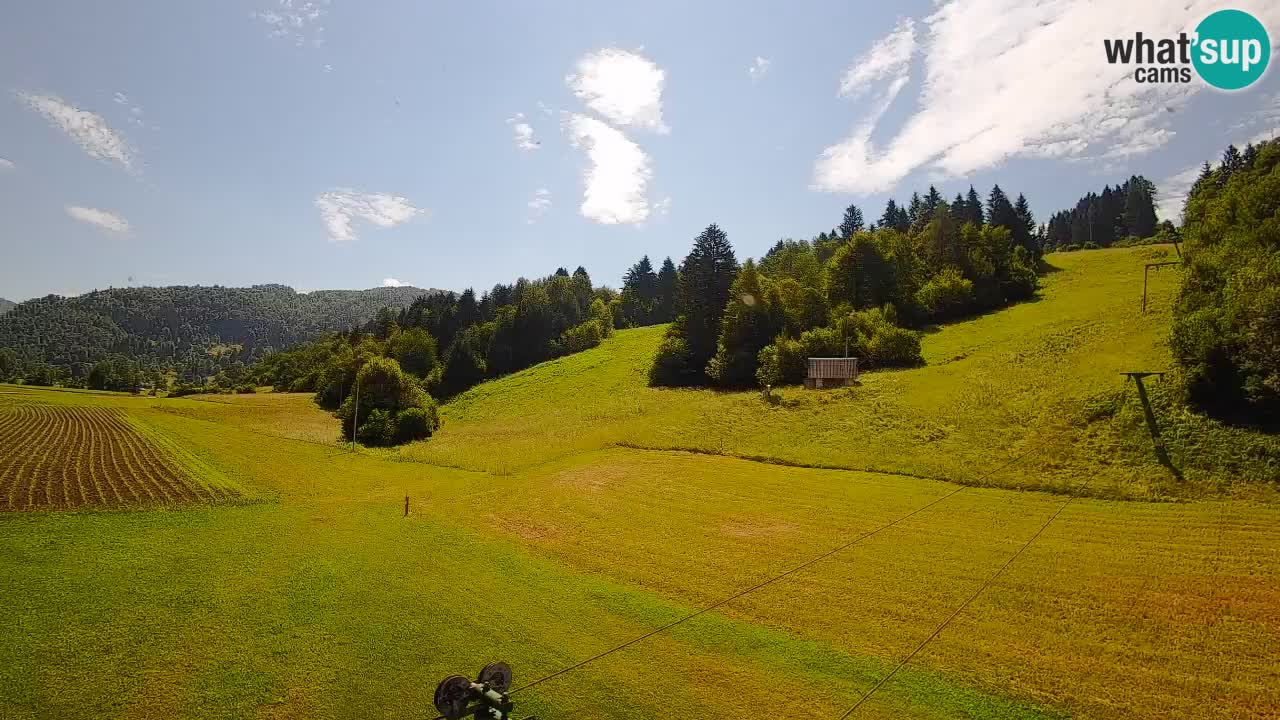 Webcam Smučišče Senožeta – Ski Resort Live View near Bohinj