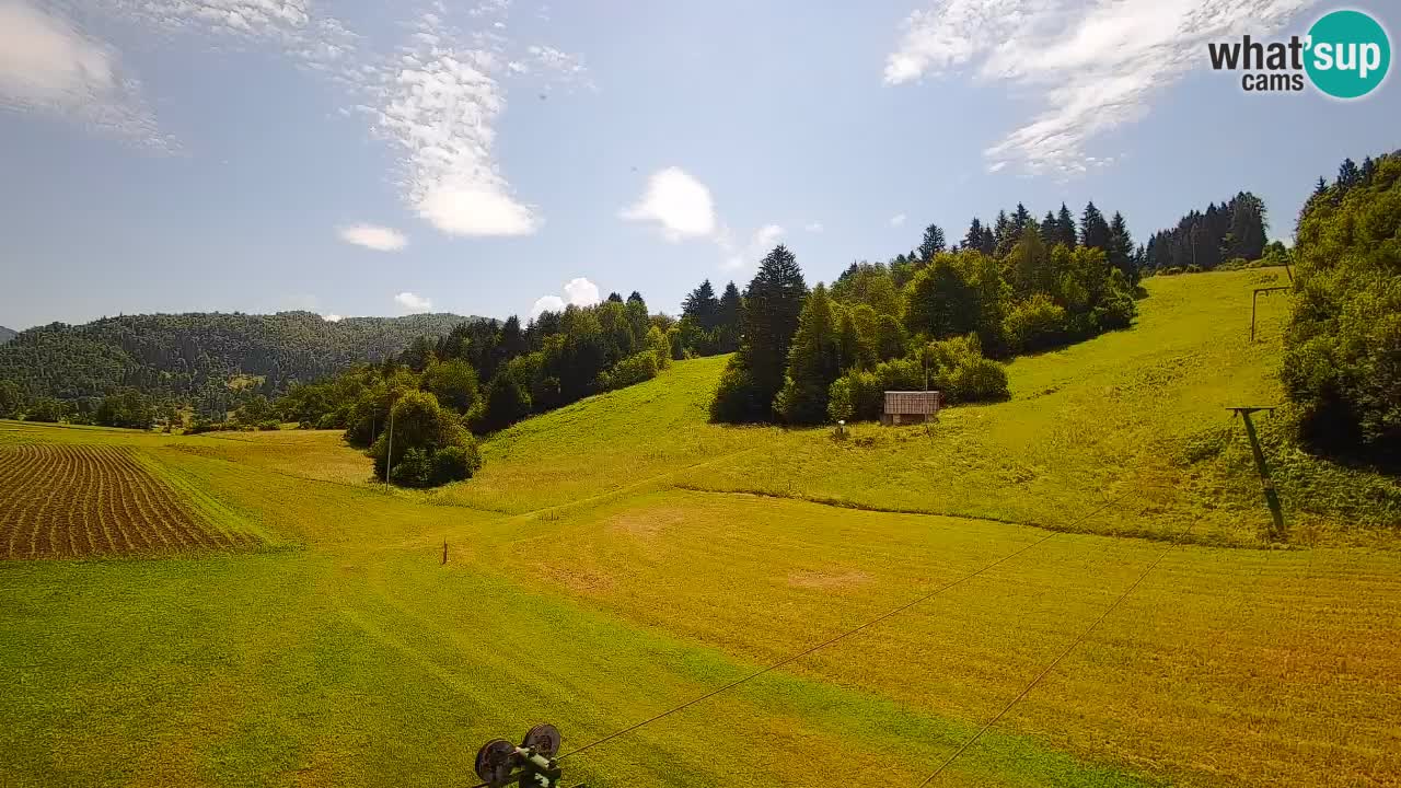 Webcam Smučišče Senožeta – Stazione sciistica a Srednja Vas vicino Bohinj