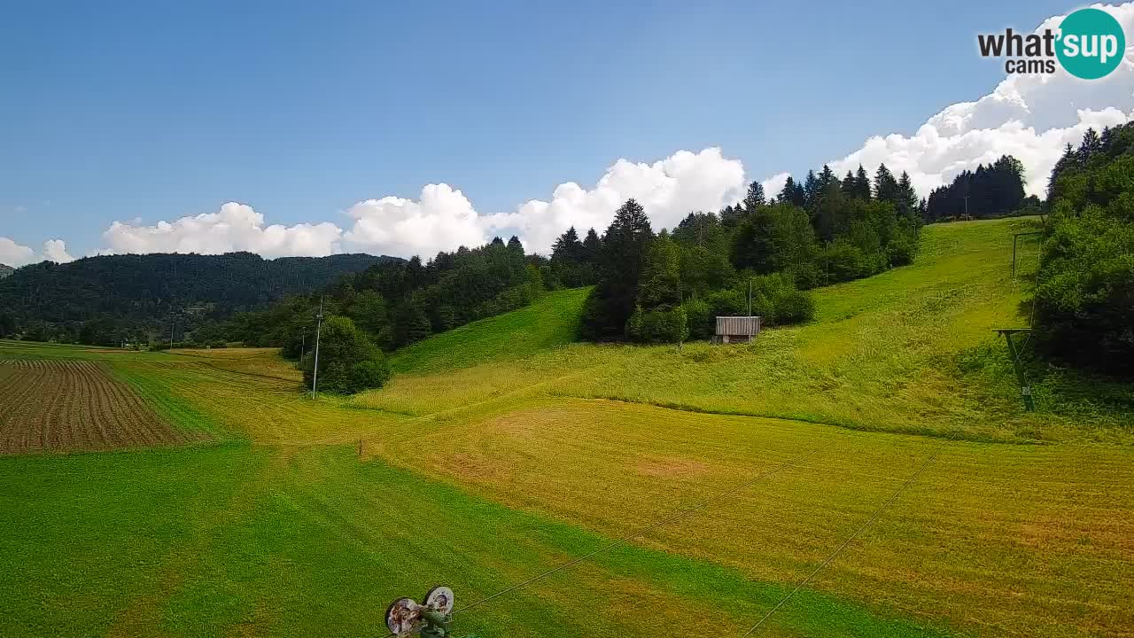 Webcam Smučišče Senožeta – Stazione sciistica a Srednja Vas vicino Bohinj