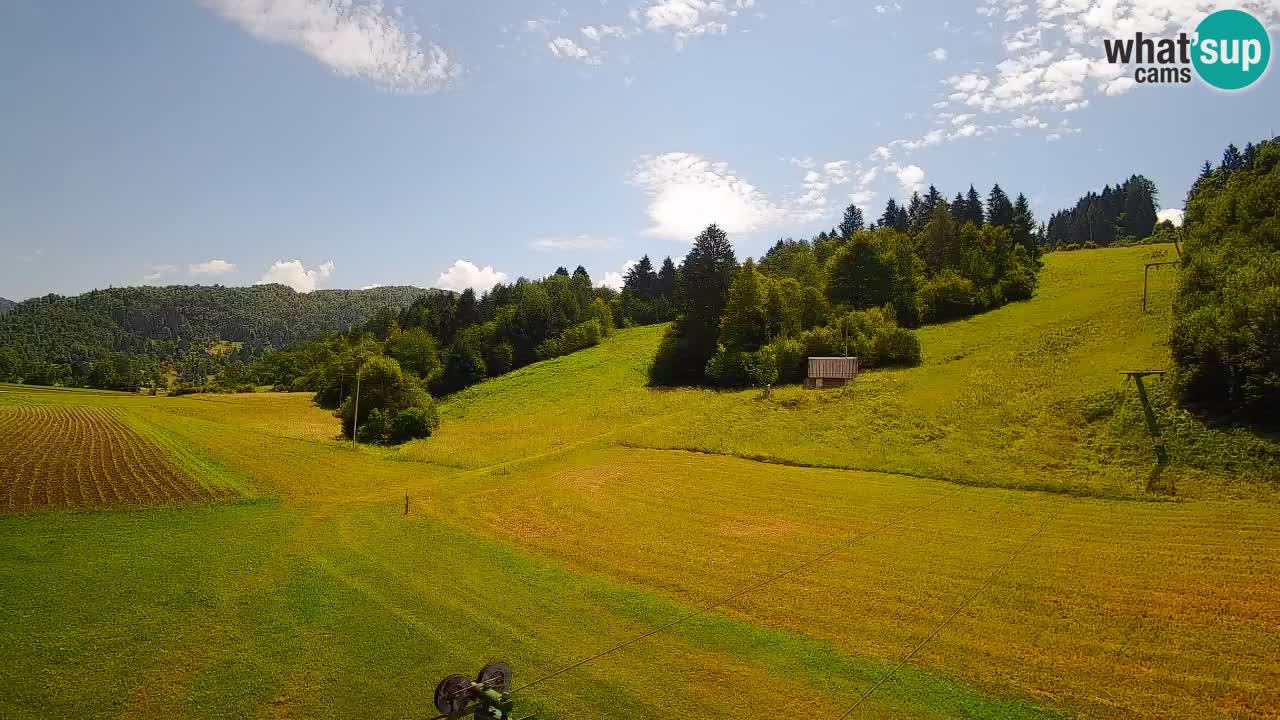 Cámara web Smučišče Senožeta – Estación de esquí en Srednja Vas cerca de Bohinj