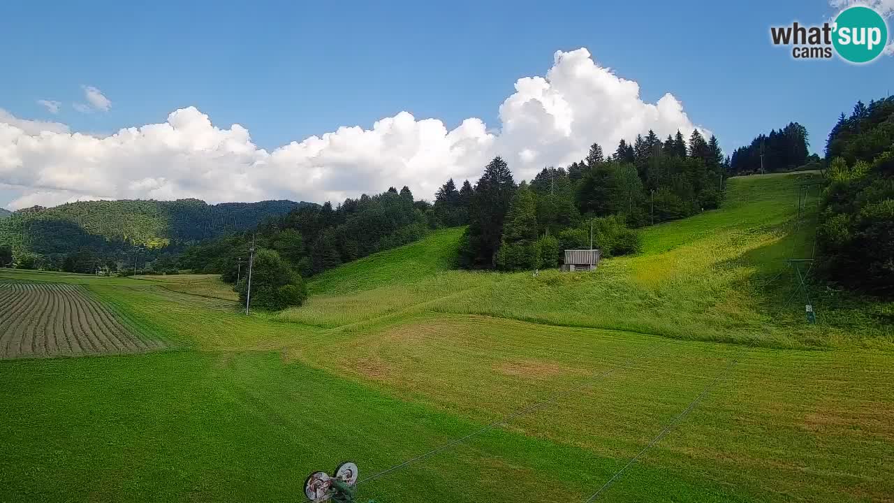Webcam Smučišče Senožeta – Station de ski à Srednja Vas près de Bohinj