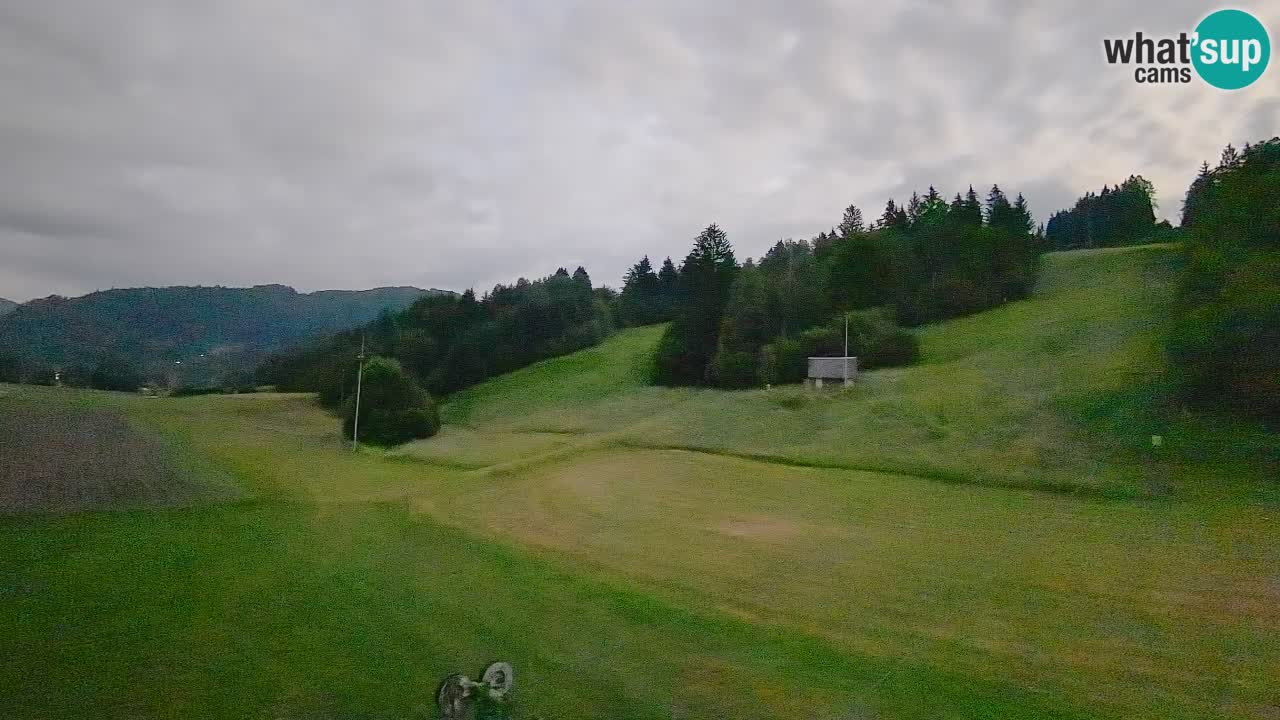 Cámara web Smučišče Senožeta – Estación de esquí en Srednja Vas cerca de Bohinj