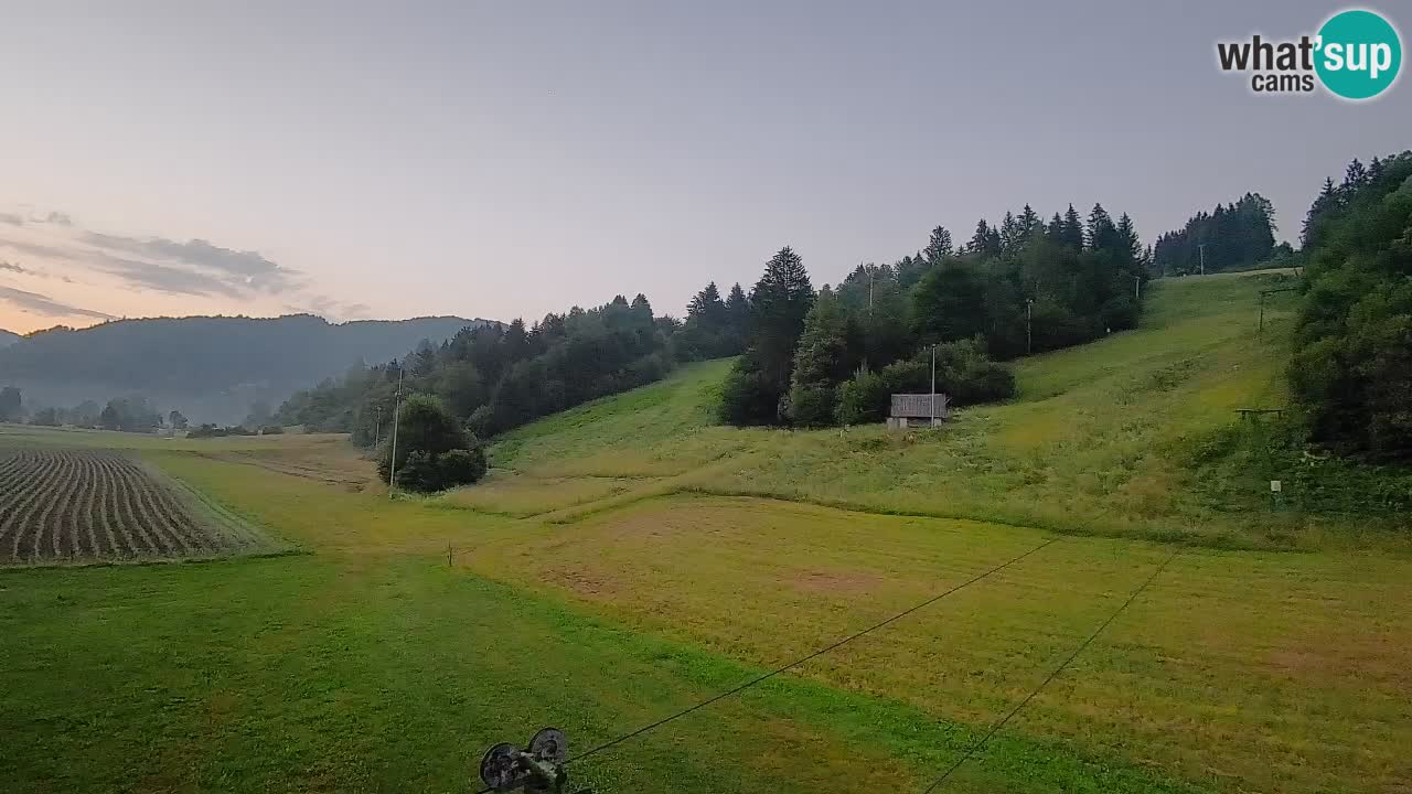 Cámara web Smučišče Senožeta – Estación de esquí en Srednja Vas cerca de Bohinj