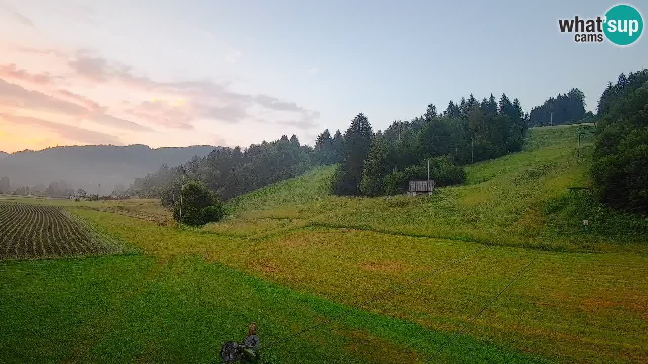 Webcam Smučišče Senožeta – Ski Resort Live View near Bohinj
