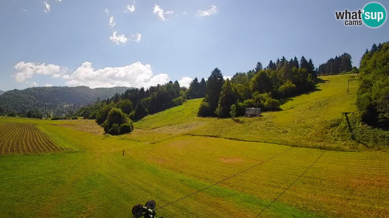 Webcam Smučišče Senožeta – Ski Resort Live View near Bohinj