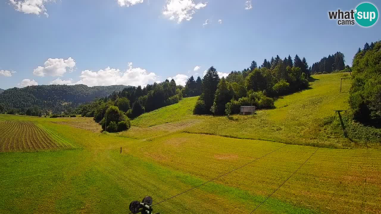 Webcam Smučišče Senožeta – Stazione sciistica a Srednja Vas vicino Bohinj