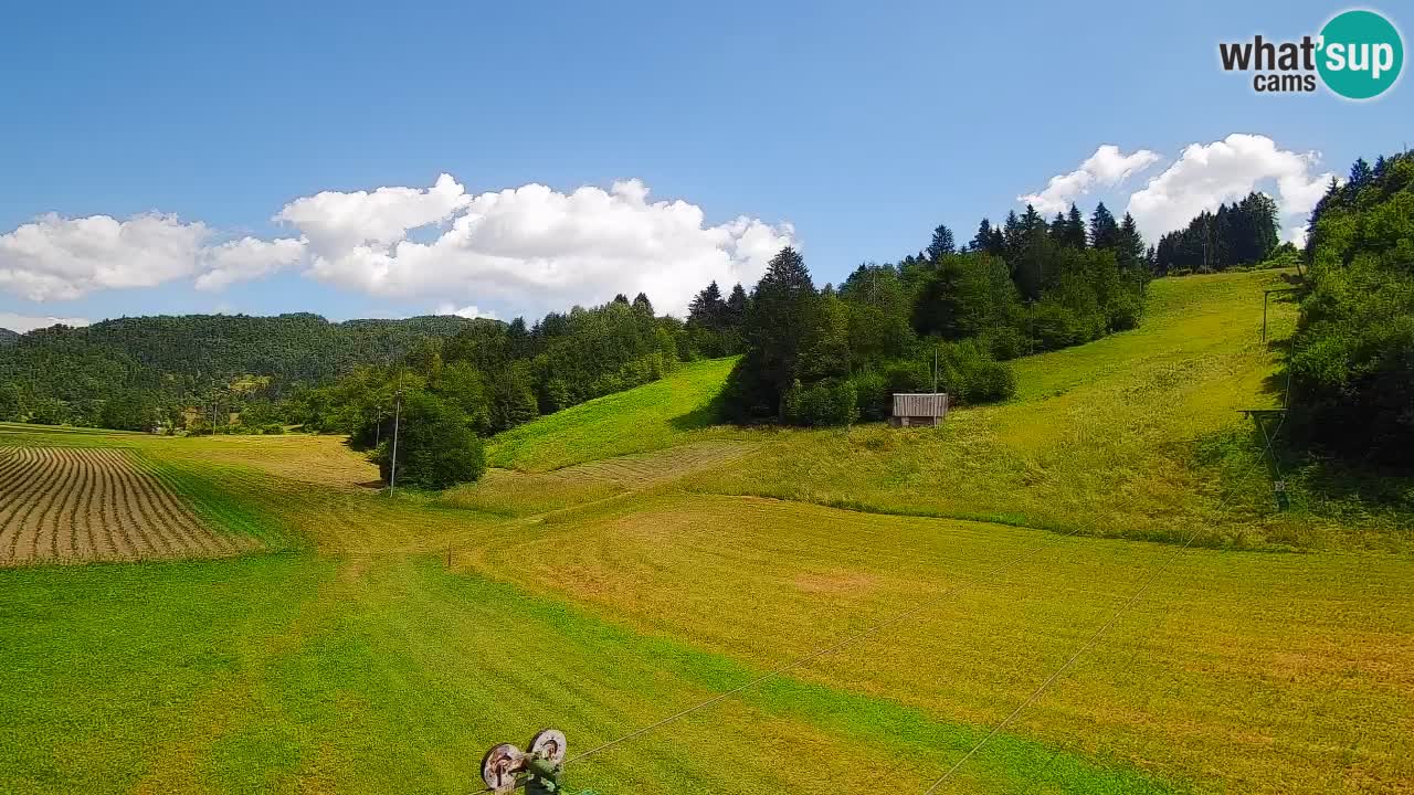 Webcam Smučišče Senožeta – Stazione sciistica a Srednja Vas vicino Bohinj