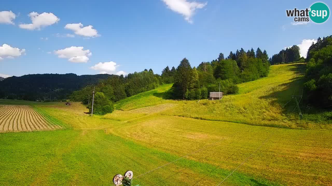 Webcam Smučišče Senožeta – Ski Resort Live View near Bohinj