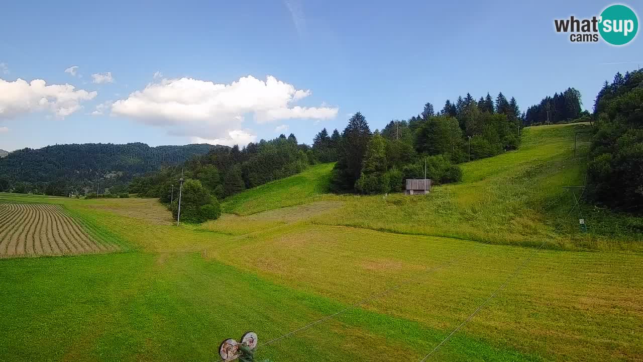 Webcam Smučišče Senožeta – Ski Resort Live View near Bohinj